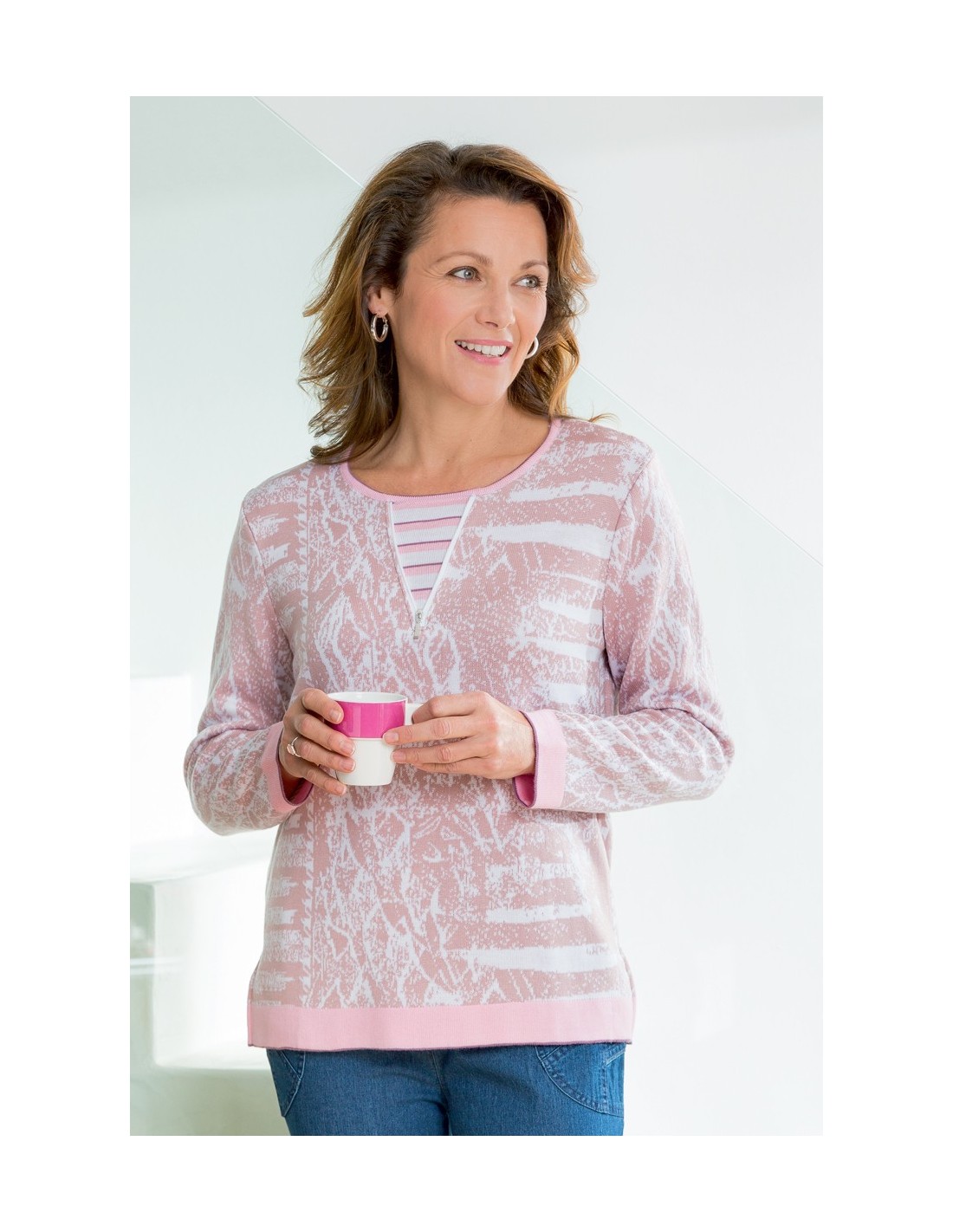  Pull Femme Manches Longues - Barce - Conseiller à domicile