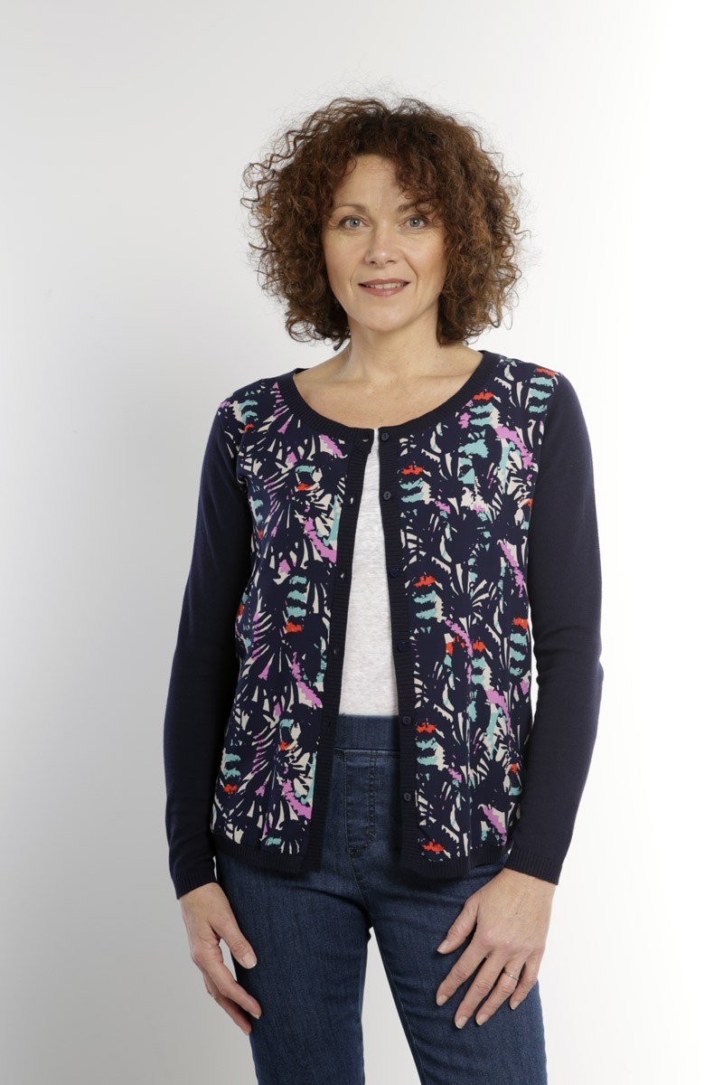 Cardigan imprimé Magasins Bleus Cardigan imprimé Magasins Bleus
