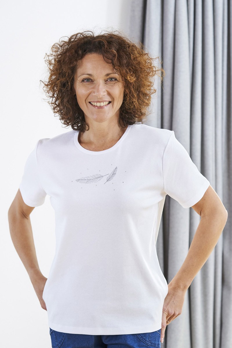 Tee-shirt fantaisie Magasins Bleus