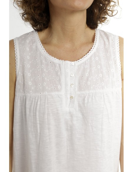 Chemise de nuit bretelles Magasins Bleus