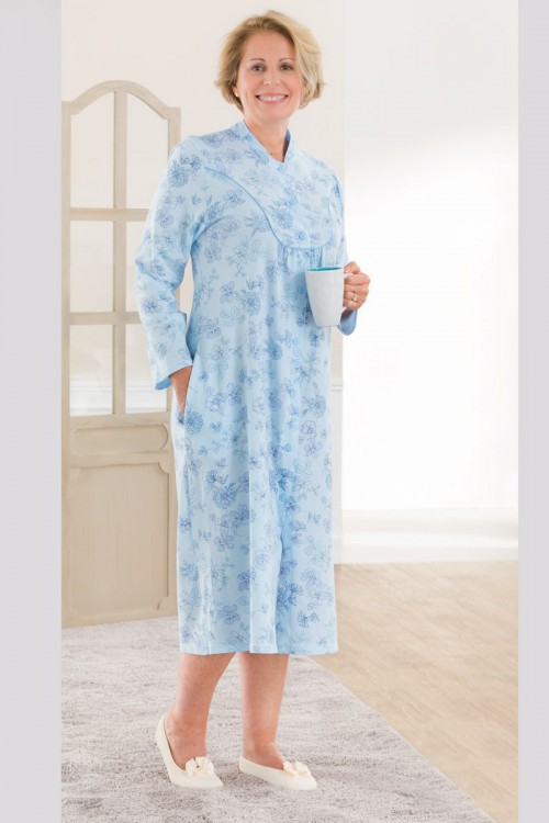 VP0301 Pyjamas Chemises de nuit Munich en coloris Bleu Femme Vêtements Vêtements de nuit Pyjamas 
