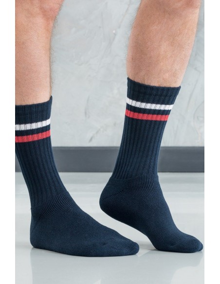 Lot de 2 paires de chaussettes tennis Magasins Bleus