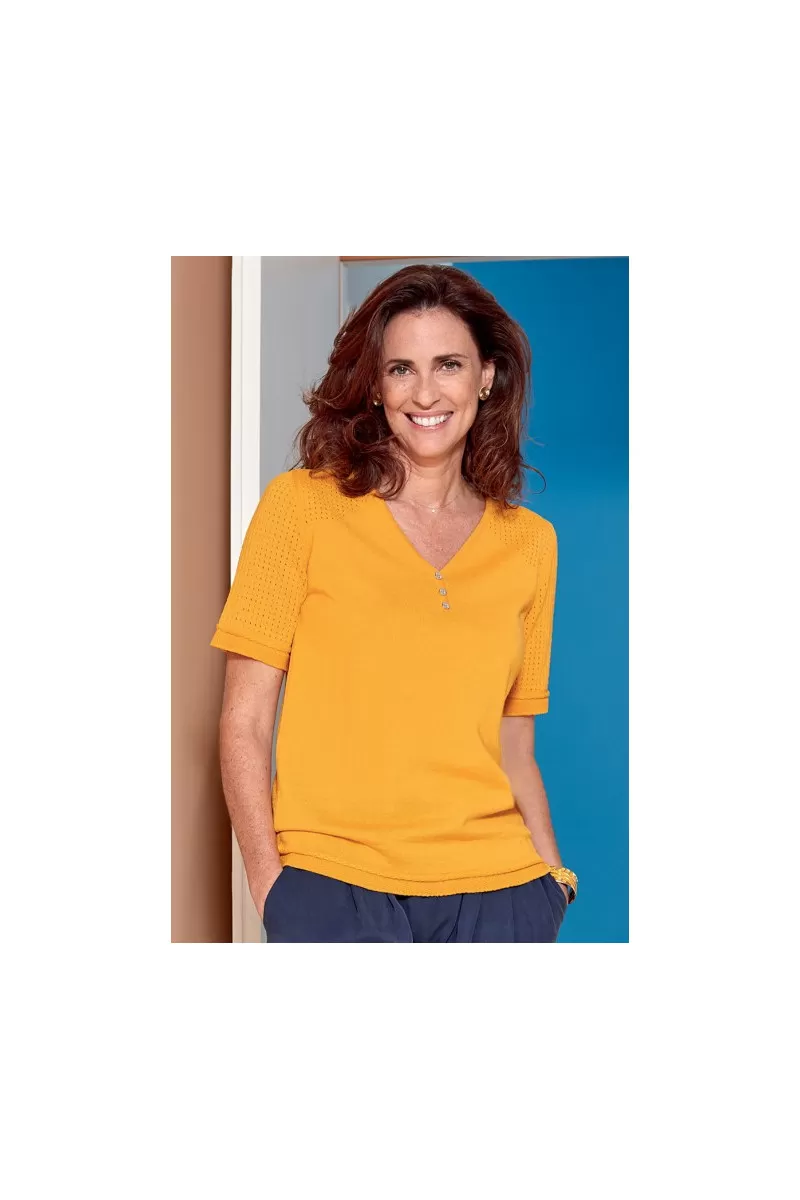 Pull manches courtes Magasins Bleus