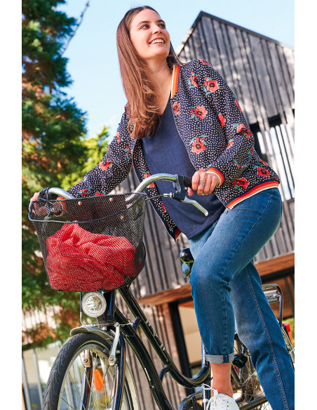 Tee-shirt lin col V Magasins Bleus