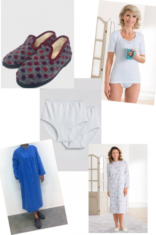 Trousseau EHPAD Femme Magasins Bleus