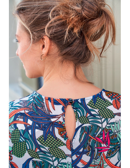 Top ceinturé Magasins Bleus