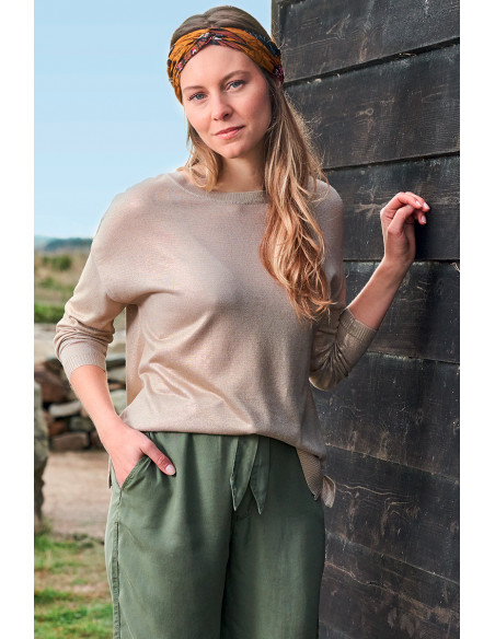 Pull doré Magasins Bleus