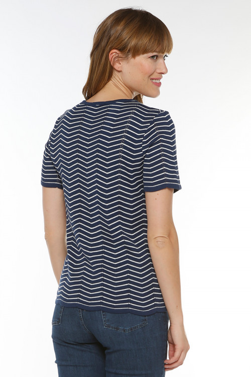 Pull à rayures coton Magasins Bleus 2