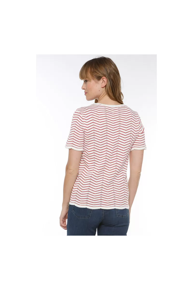 Pull à rayures coton Magasins Bleus