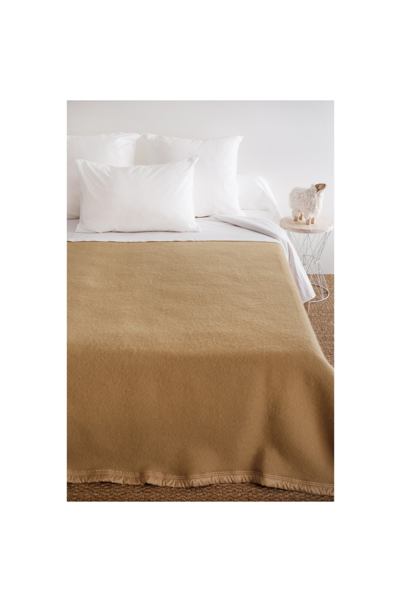 Couvertue laine double face Magasins Bleus