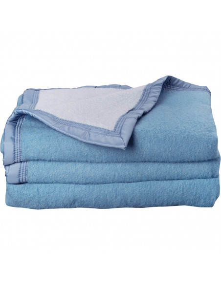 Couvertue laine double face Magasins Bleus