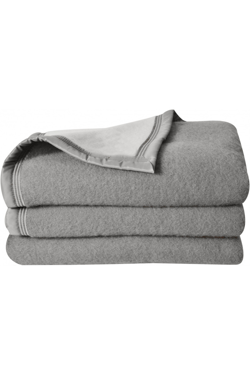 Couvertue laine double face Magasins Bleus