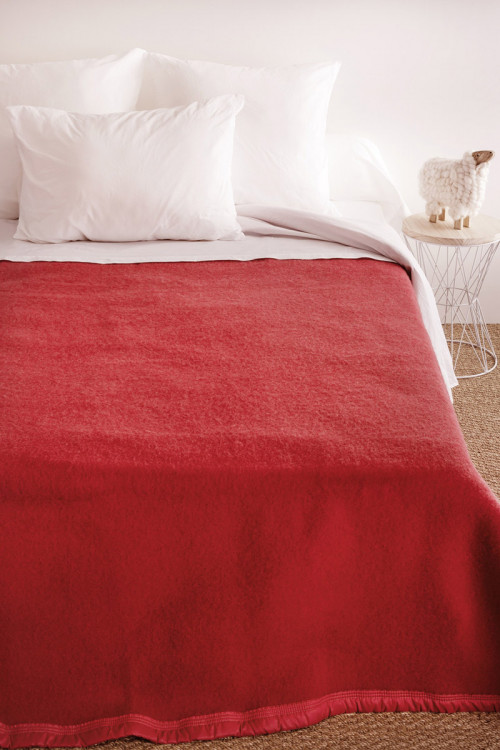COUVERTURE LAINE DOUBLE FACE - 1