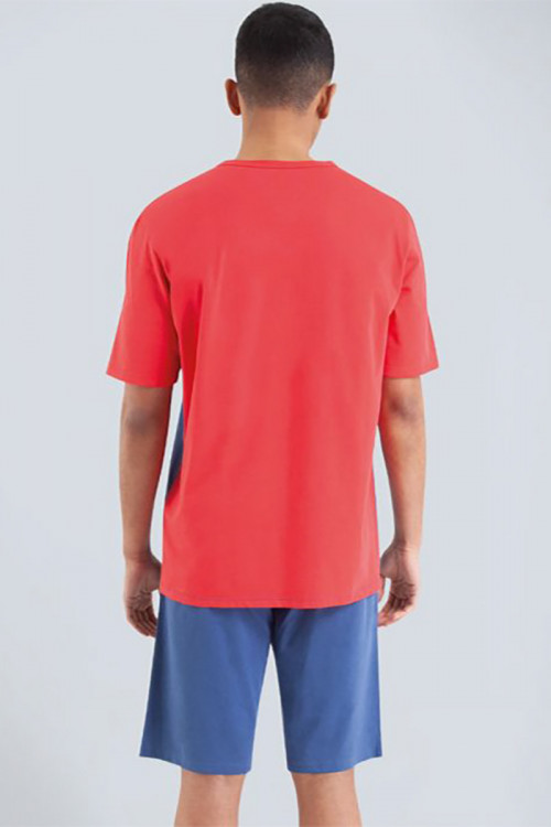 Pyjama court bicolore homme Magasins Bleus 2