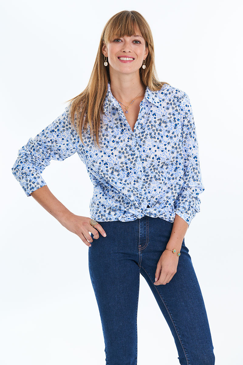 Chemise fleurs cheap