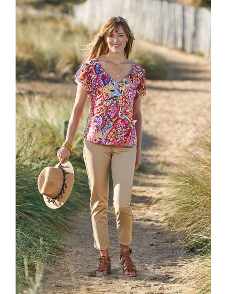 Pantalon droit Magasins Bleus