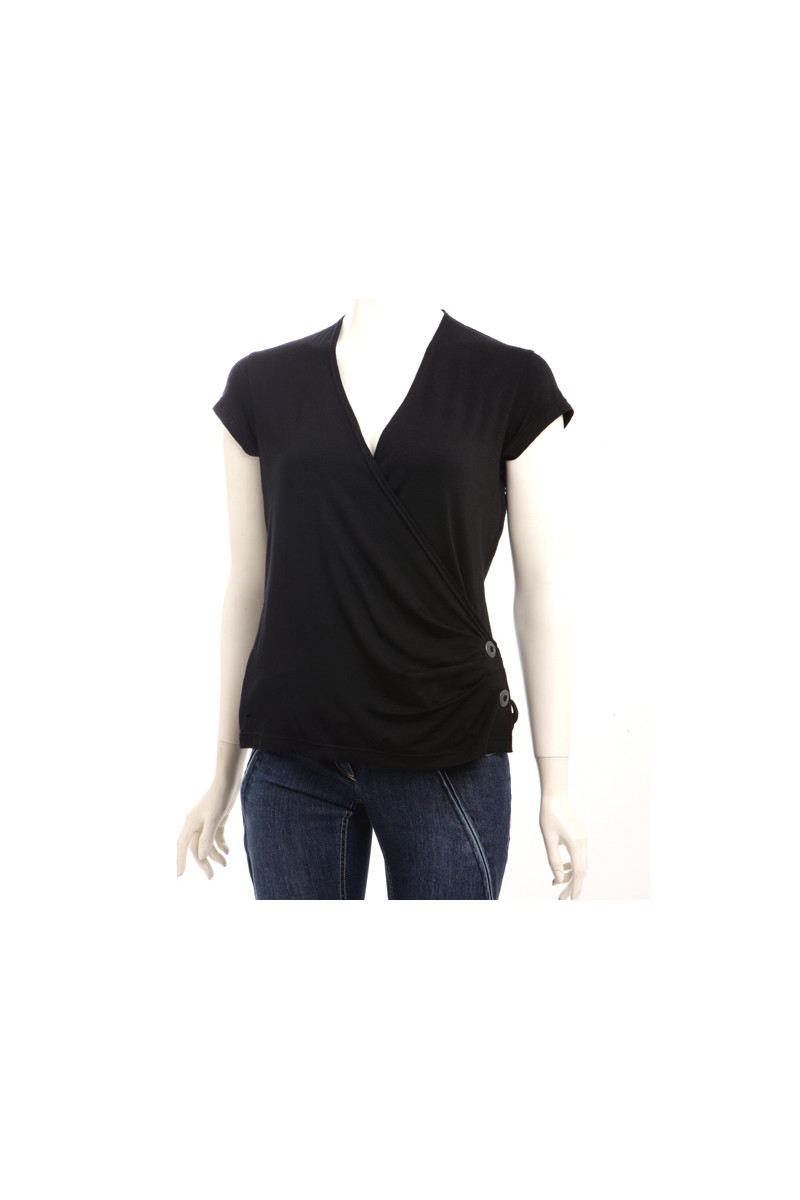 Top cache coeur manches courtes Magasins Bleus Top cache coeur manches courtes Magasins Bleus
