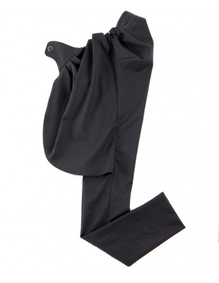 Pantalon femme, coupe portefeuille gris Magasins Bleus