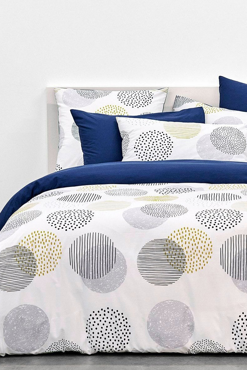 Housse de couette + 2 taies Magasins Bleus