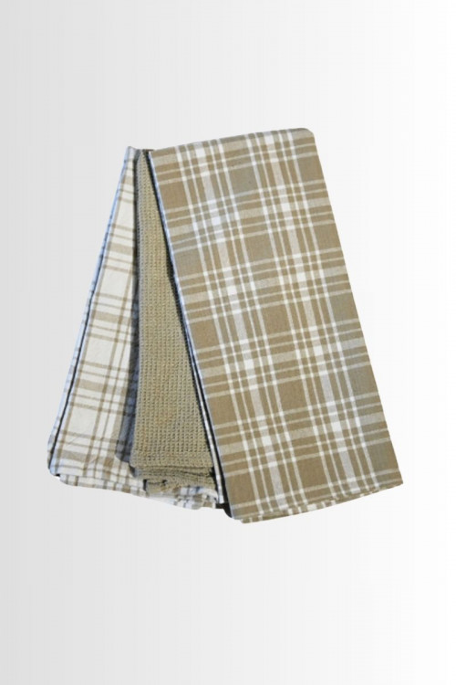 LOT DE 3 TORCHONS 50X70  - 1