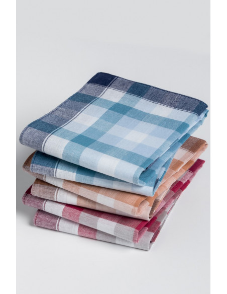 Mouchoirs en coton Magasins Bleus