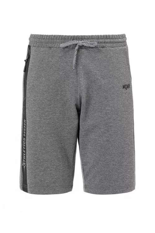 BERMUDA MOLLETON TAILLE ELASTIQUE  - 1