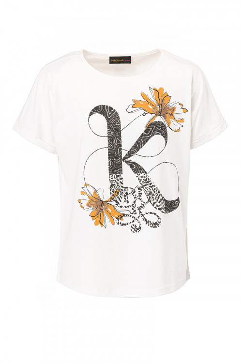 TEE-SHIRT RDC MANCHES COURTES - PRINT DEVANT Jolie Ronde - 1