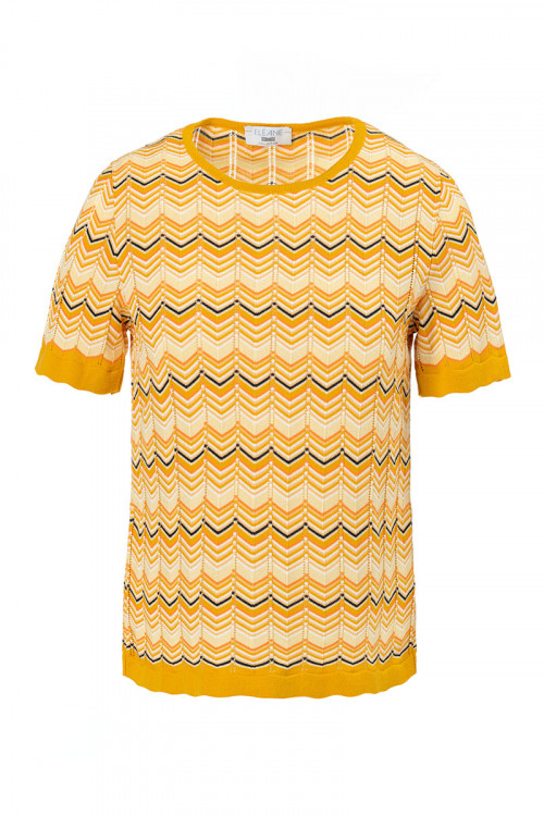PULL MANCHES COURTES - FENTES COTE  - 1