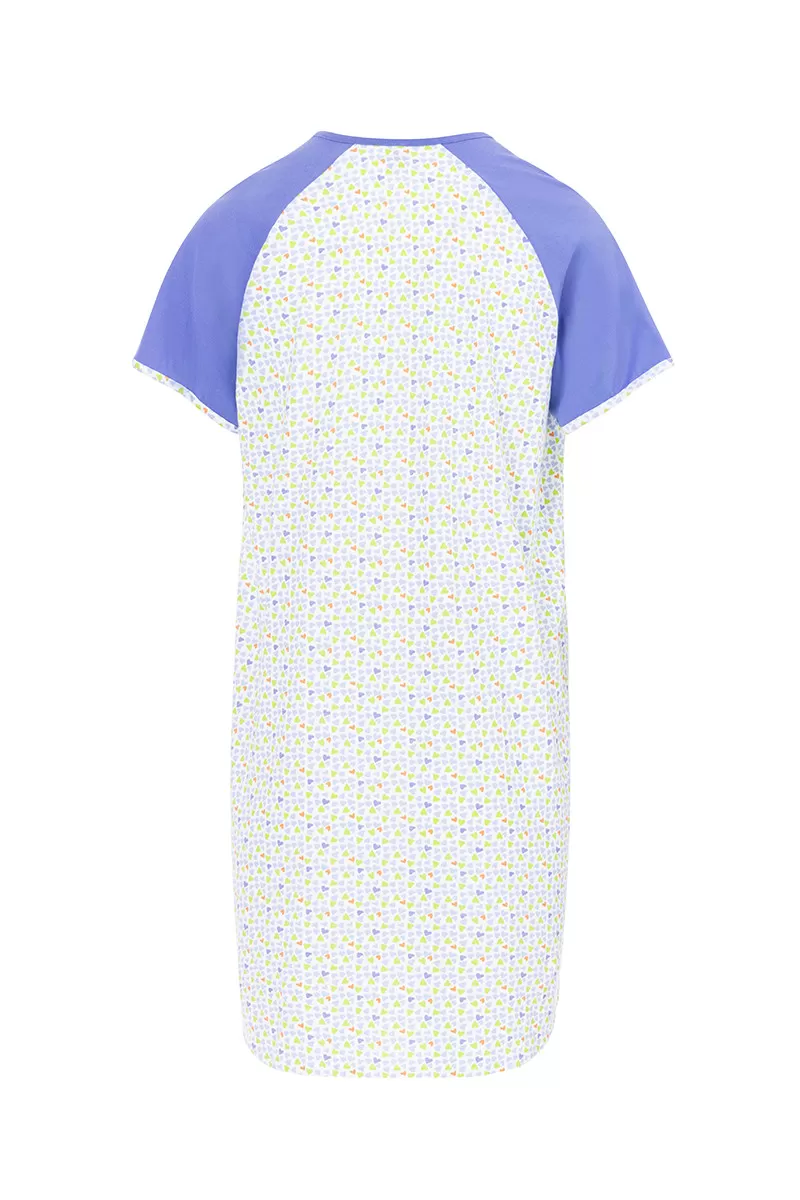 Chemise de nuit manches courtes Magasins Bleus