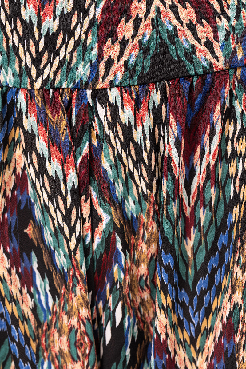 Pantalon imprimé - Taille élastiquée Magasins Bleus