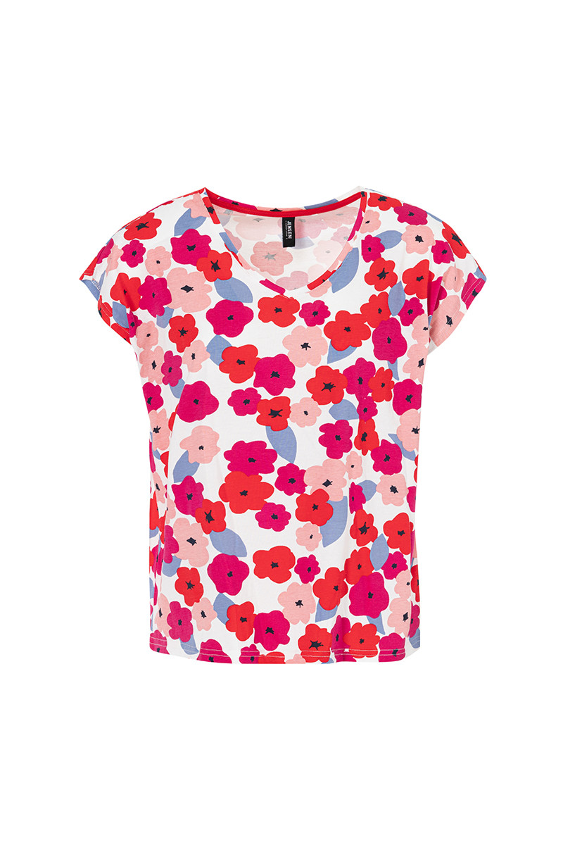 Tee-shirt fleuri Magasins Bleus