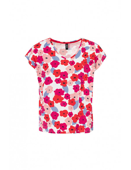 Tee-shirt fleuri Magasins Bleus