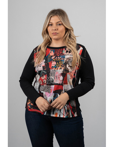 Tee-shirt fantaisie Magasins Bleus