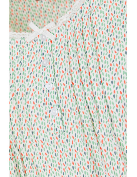 Chemise de nuit manches longues Magasins Bleus