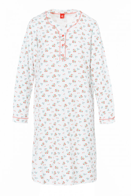 CHEMISE DE NUIT MANCHES LONGUES  - 1