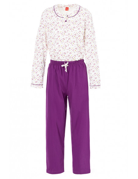 Pyjama femme manches longues Magasins Bleus