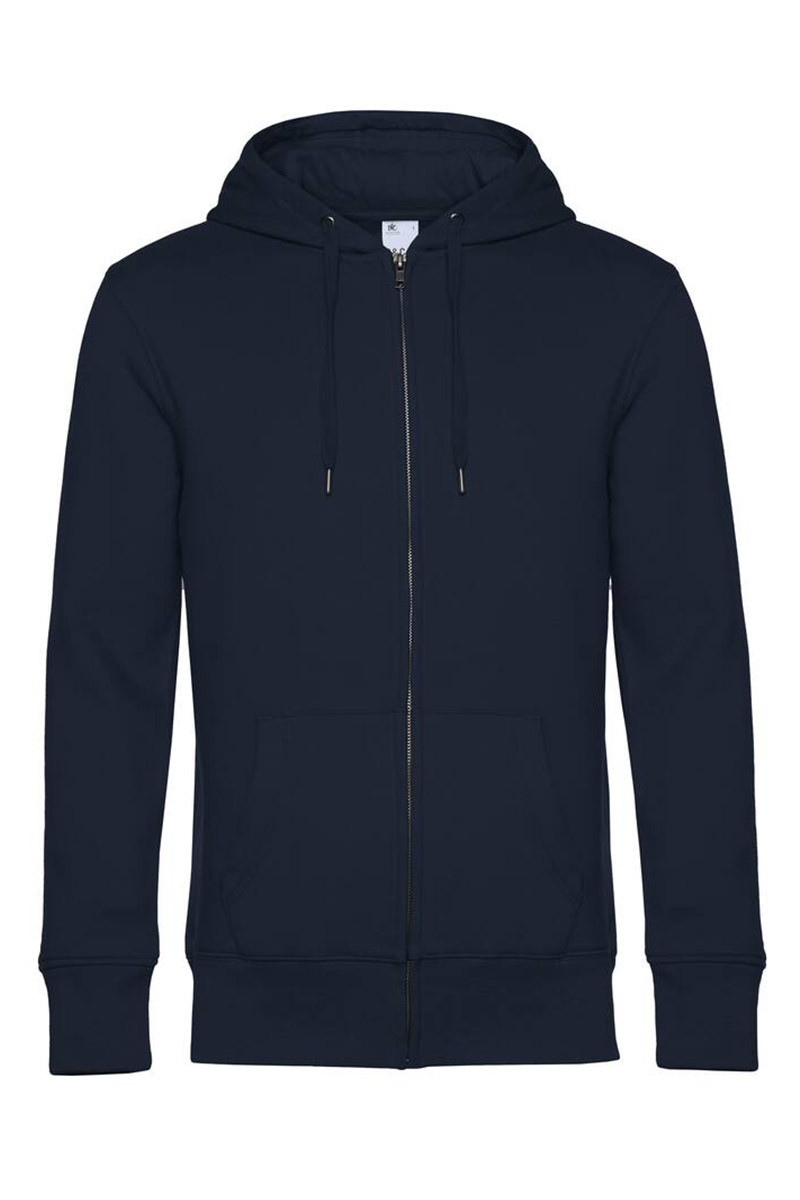 Sweat à capuche zippé mixte Magasins Bleus