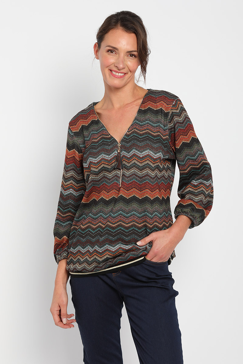 Top manches 3/4 Magasins Bleus