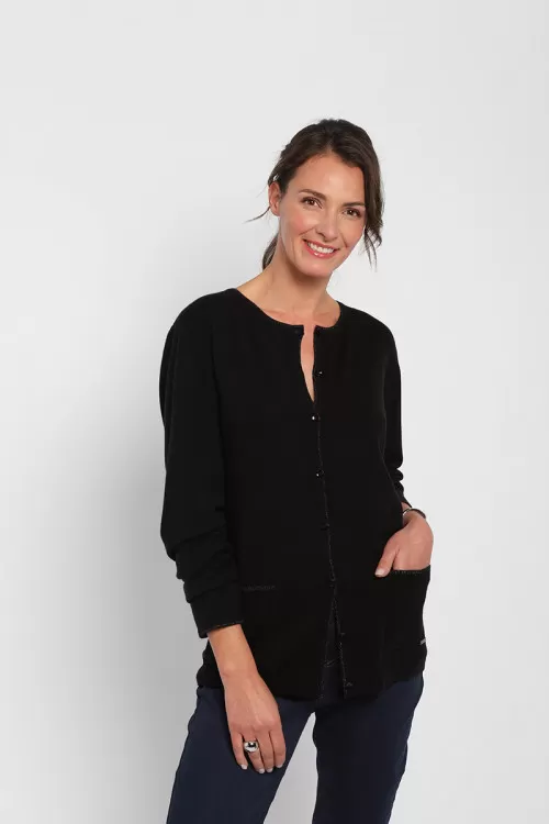 CARDIGAN UNI RDC M/L - 2 POCHES Felino - 1