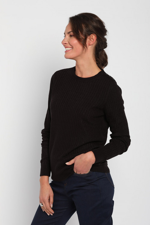 Pull ras de cou Cantor Magasins Bleus 2