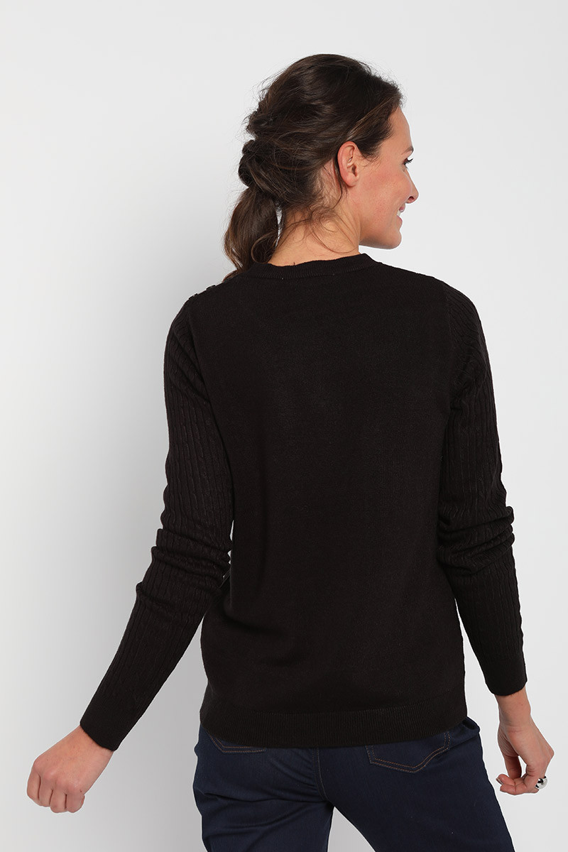 Pull ras de cou Cantor Magasins Bleus