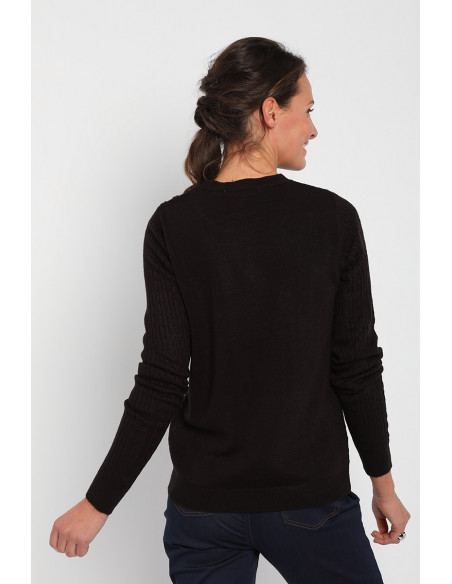 Pull ras de cou Cantor Magasins Bleus