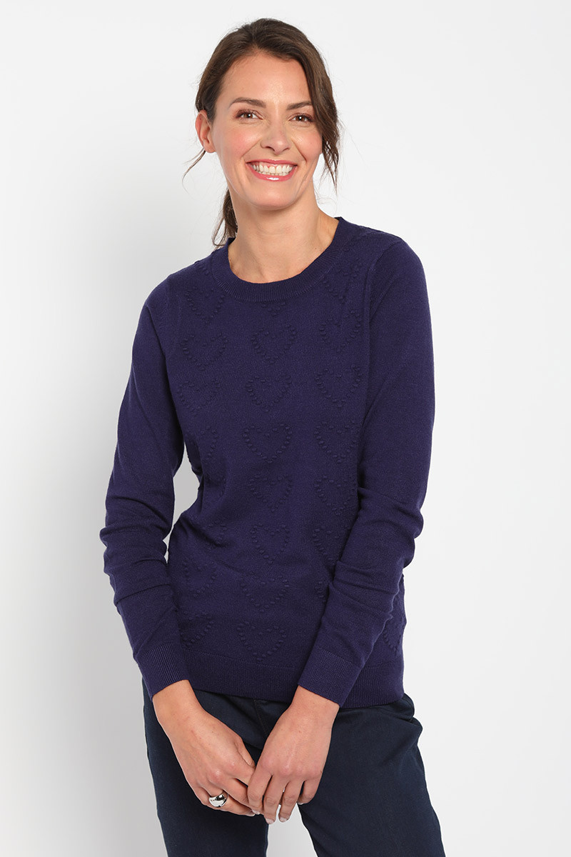 Pull femme ras de cou Magasins Bleus