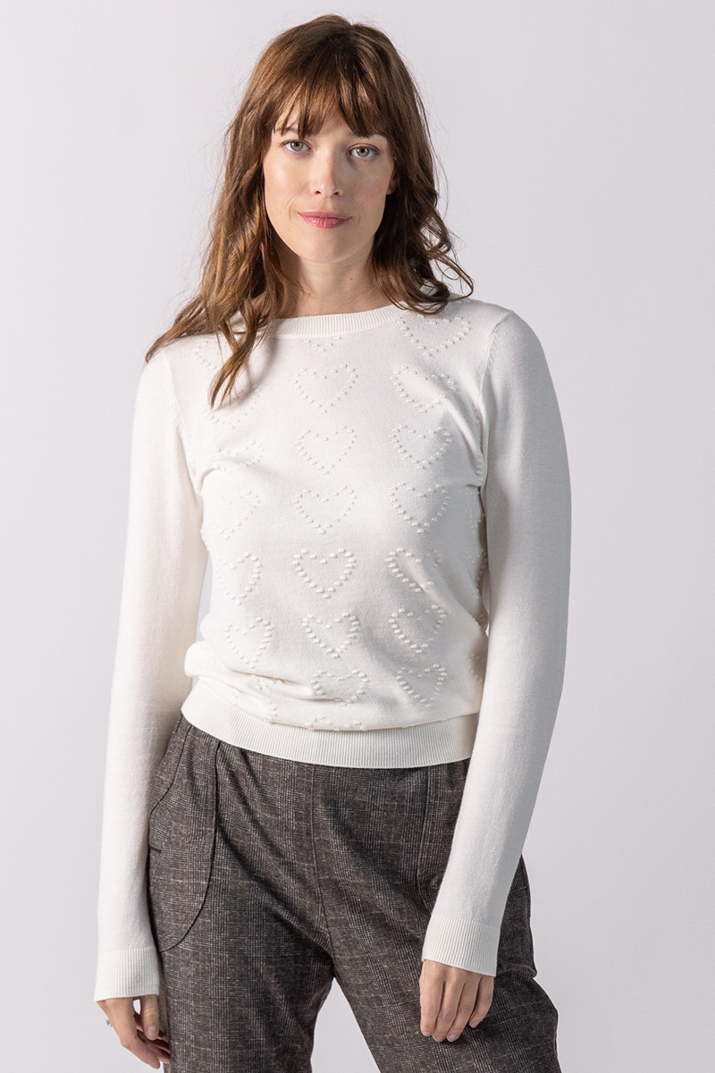 Pull femme ras de cou Magasins Bleus