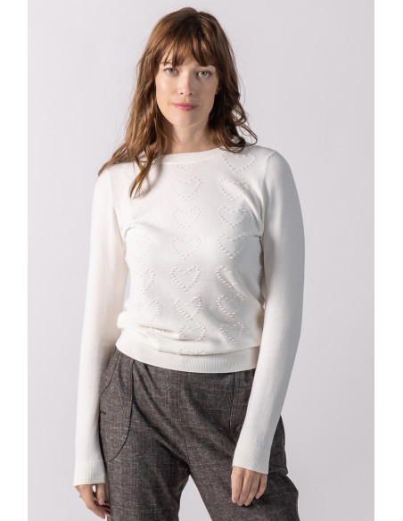 Pull femme ras de cou Magasins Bleus