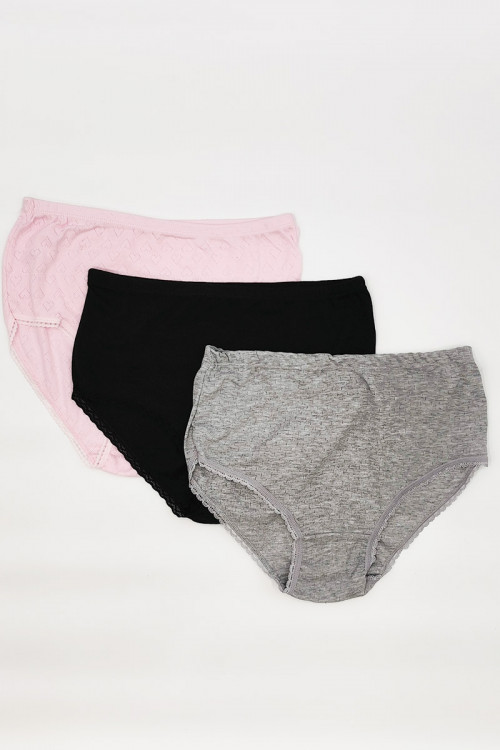 LOT DE 3 CULOTTES AJOUREES  - 1