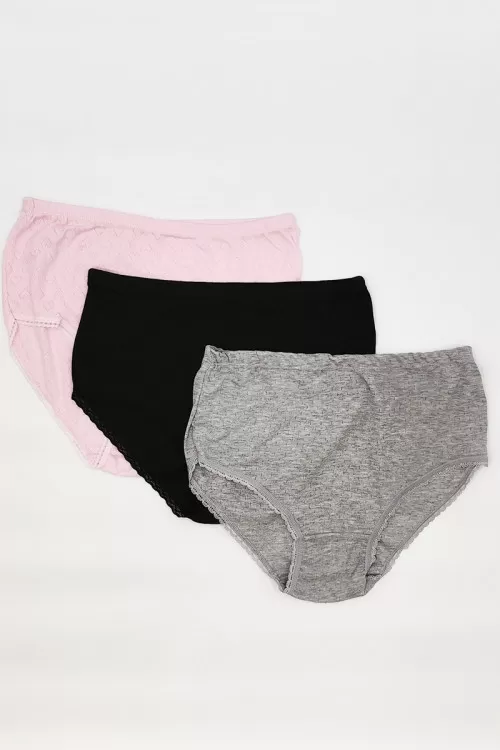 LOT DE 3 CULOTTES AJOUREES  - 1