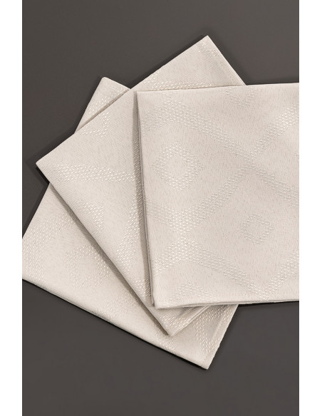 Lot de 3 serviettes de table Magasins Bleus