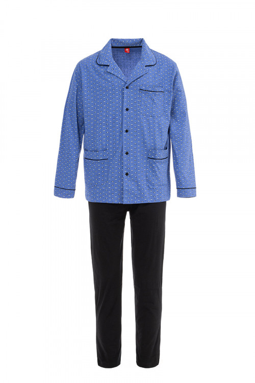 Pyjama homme manches longues Magasins Bleus