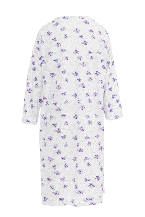 CHEMISE DE NUIT M/L - LONGUE - IMPRIMEE - 1 Monsieur Solfin | Fabriqué en France 2